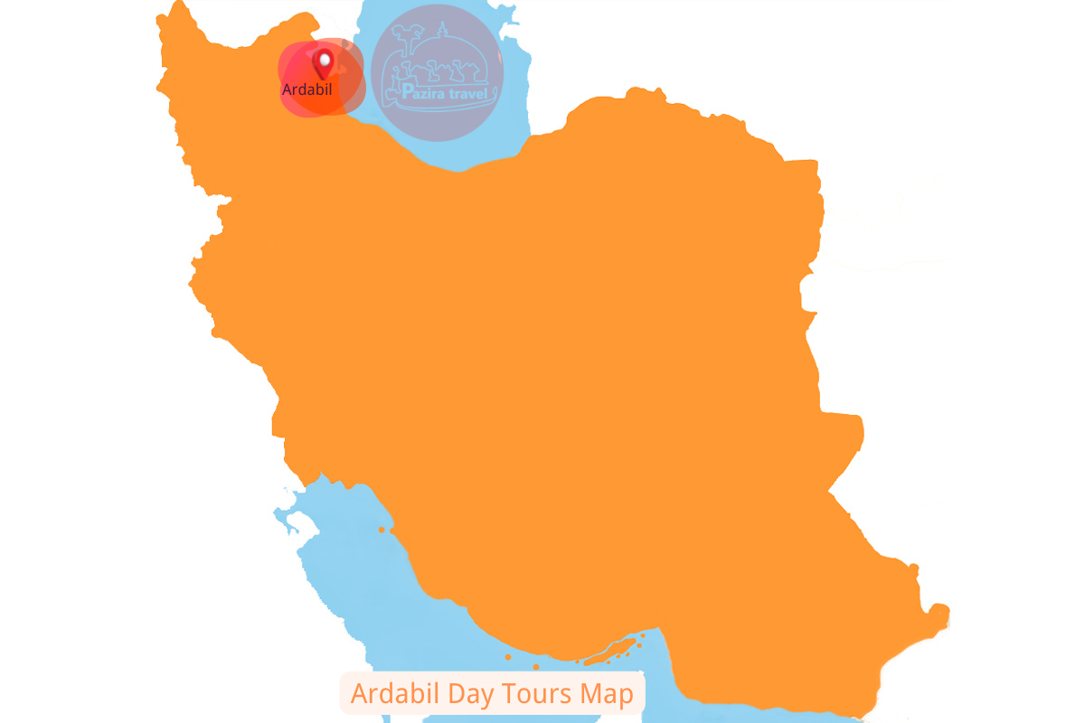 Explore Ardabil trip route on the map!